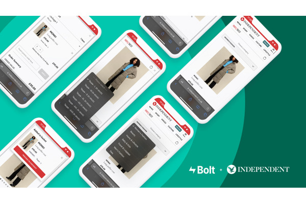 英ニュースサイト「The Independent」、Bolt社と提携してサイト内のショッピングを実現
