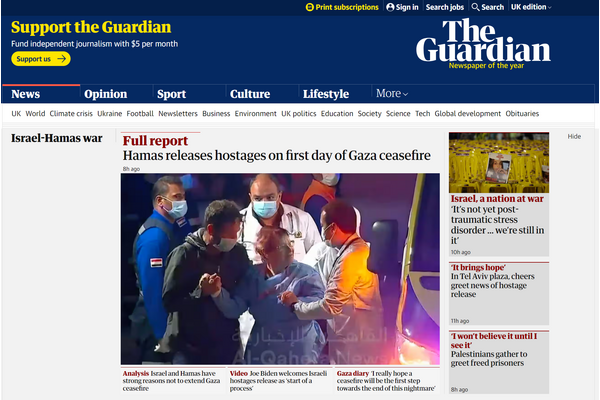 英ガーディアンが新たなコンテクスト広告「Guardian Light」を発表 画像
