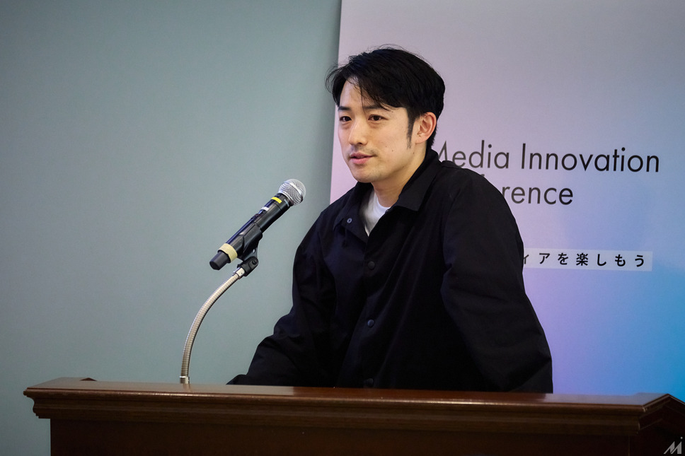 アングルクリエイト飯島隆博氏の登壇風景
