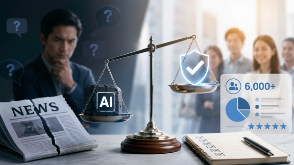 AI開示で信頼は下がる？ Trusting Newsの調査が突きつけるジレンマと6,000人超の回答が示す処方箋 | Media Innovation / デジタルメディアのイノベーションを加速させる