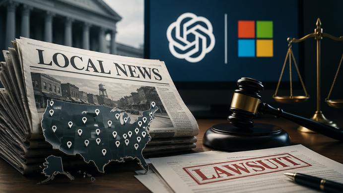 米ローカル紙400紙がOpenAIとMicrosoftを提訴、「史上最大のローカル