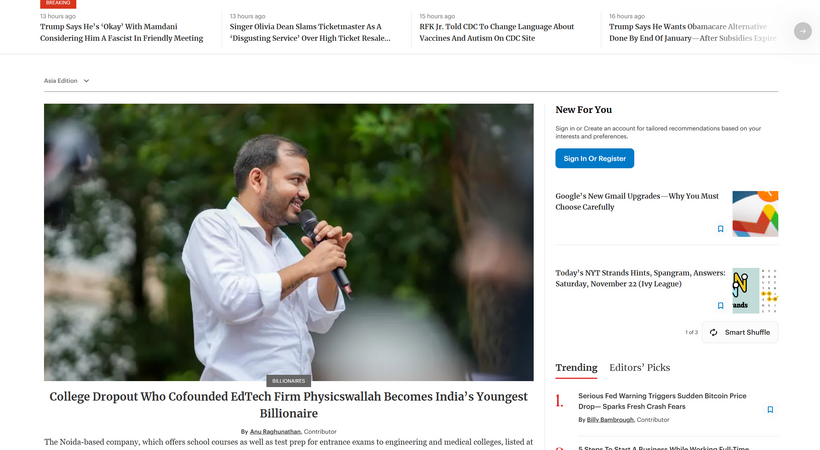 「Google激減」の衝撃とForbesの生存戦略──CEOが語る脱・検索依存と「コミュニティ」への回帰