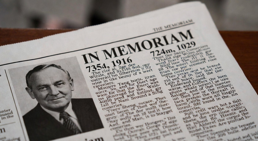 訃報記事はビジネスか? 米地方紙では収益貢献は僅か