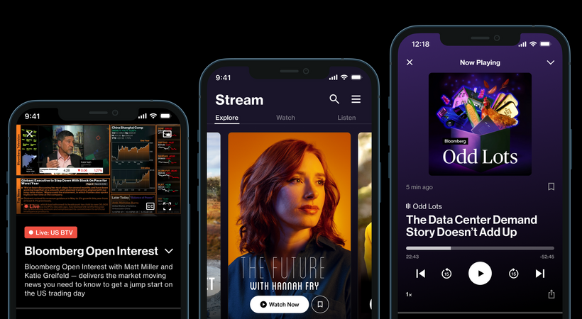 ブルームバーグ、2025年度は売上6%増——動画プラットフォーム刷新で「プレミアム化」加速