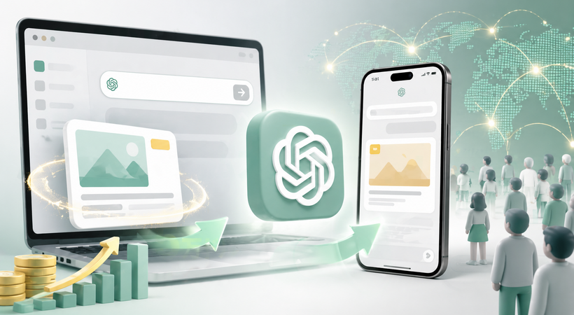 OpenAIがChatGPTの未ログインユーザーへ広告表示を拡大、最低出稿額も20万ドルから5万ドルに引き下げ