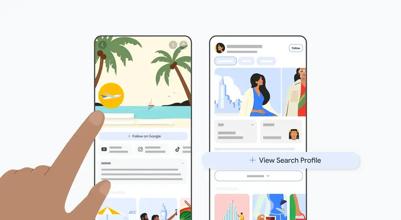 グーグル、メディア向け「Search profiles」を米国で開始——Discoverフォロー導線を提供、TikTok30万・YouTube10万フォロワーが条件