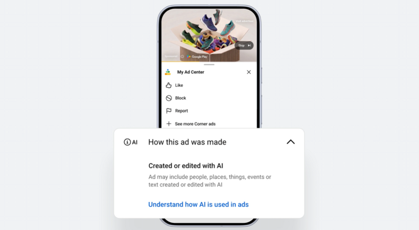 Google広告に「AIで作られた広告」の開示機能を追加