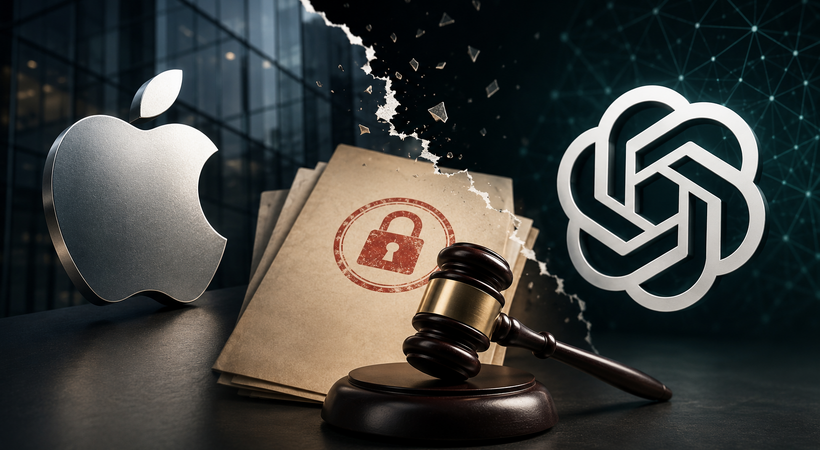 アップルがOpenAIを営業秘密窃取で提訴、組織的な犯行と断定