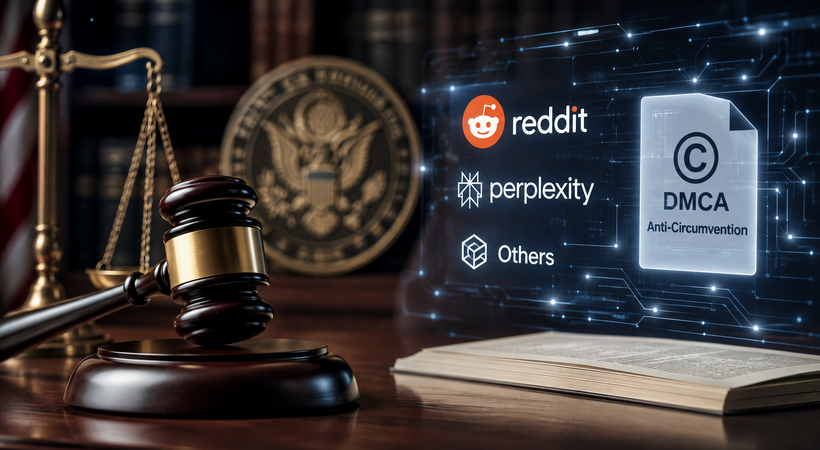 米連邦判事、RedditによるPerplexity AIなどを相手にした訴訟の棄却申し立てを大部分で退ける——DMCA迂回禁止条項の適用が争点に