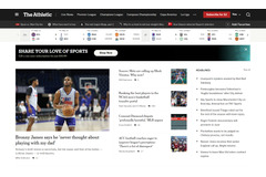 スポーツメディアの「The Athletic」、NYTimes.comへ移行・・・収益拡大に向け 画像