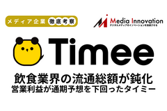 営業利益が通期予想を下回ったタイミー、飲食業界の流通総額が鈍化【メディア企業徹底考察 #296】 画像