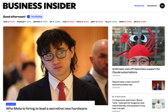 「ビジネス・インサイダー」が社内AIアワードを新設、受賞者に400ドル　社内での利用拡大を狙う 画像