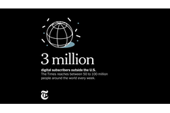 ニューヨーク・タイムズ、海外デジタル有料購読者が300万人を突破 画像
