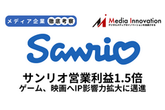 サンリオ営業利益1.5倍に拡大、ゲーム・映画へとIPの影響力拡大に邁進【メディア企業徹底考察 #319】 画像