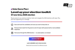 LAist、7ドルの選挙ツール「Voter Game Plan+」で公共メディアの読者収益モデルを実験 画像