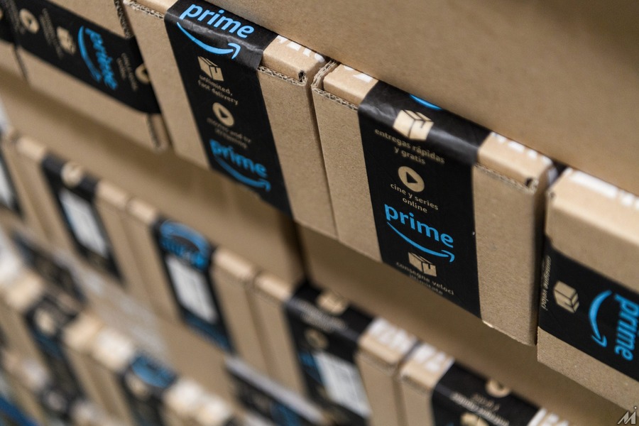 <p>HEMEL HEMPSTEAD, UNITED KINGDOM – NOVEMBER 13: Items in “Amazon Prime” branded packaging are seen at the Amazon Fulfillment Centre on November 13, 2018 in Hemel Hempstead, England. The online retailer Amazon will again take part in the now-traditional “Black Friday” sales this year, with reductions available from 16-25 November. (Photo by Leon Neal/Getty Images)</p>