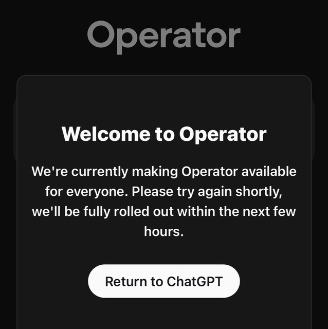 OpenAI、ブラウザ操るAIエージェント「Operator」を発表。ユーザーの代わりに複雑なタスクを処理し、ユーザーの介入も可能