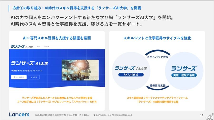 ランサーズがAX企業へ転換、「ランサーズAI大学」など新サービス3本柱で日本の産業をアップデート