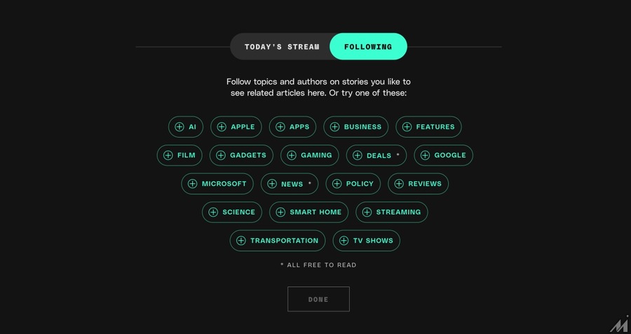 テック系メディア「The Verge」、読者がタイムラインをカスタマイズできる「フォロー」機能導入