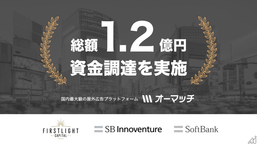 屋外広告のDX推進へ、ソフトバンク社内起業制度発のオーマッチが1.2億円調達　掲載メディアは20万件突破