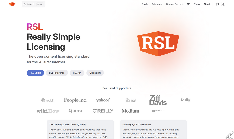 米大手メディア4社がAIライセンス連合「RSL」に参画──「個別交渉」から「標準化」への転換