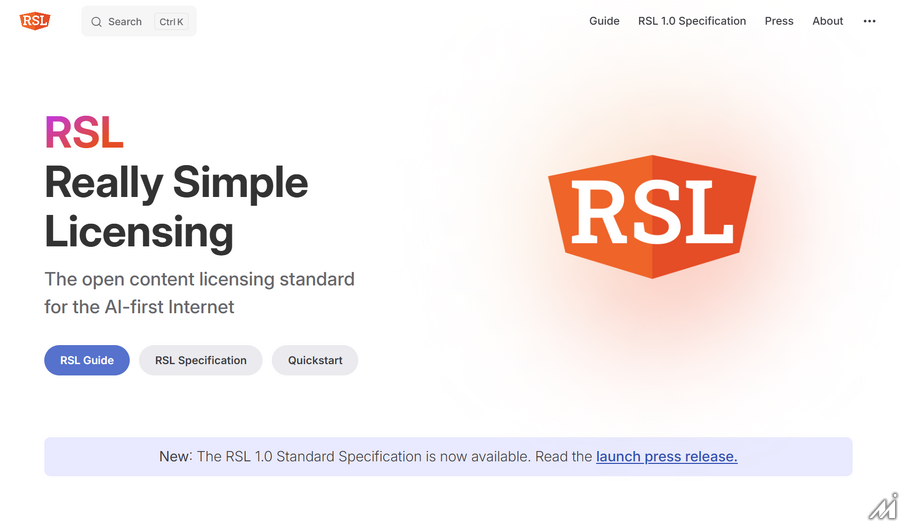 AI時代のコンテンツ利用ルールを再定義する新標準「Really Simple Licensing 1.0」が正式公開