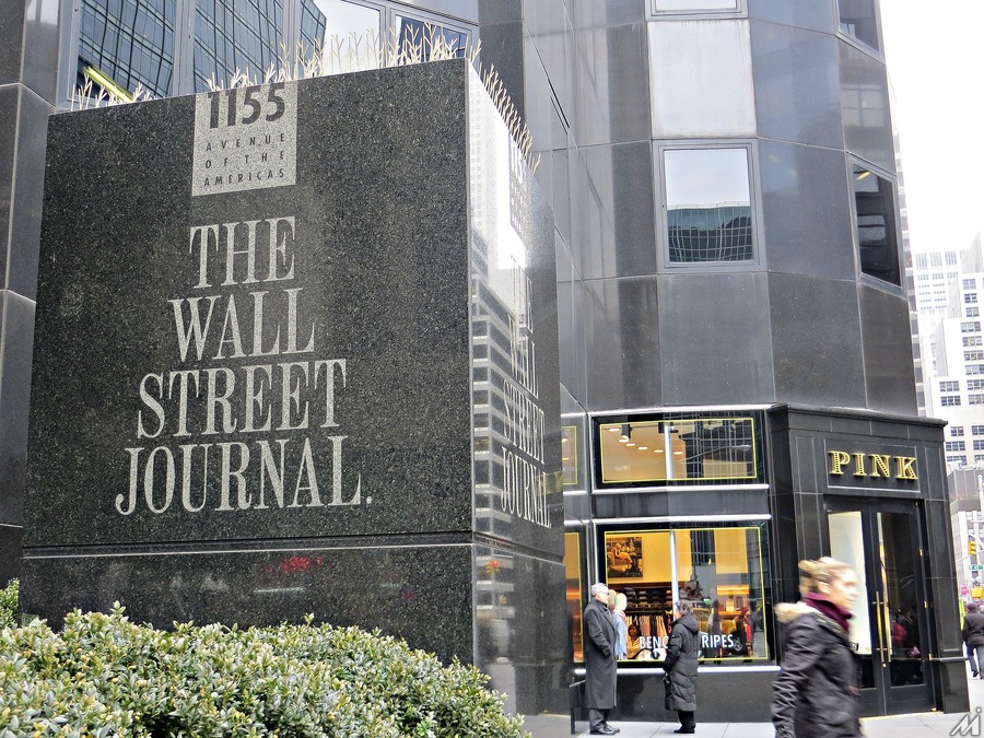 Wall Street Journal ニューヨークオフィス(Photo by John Wisniewski)
