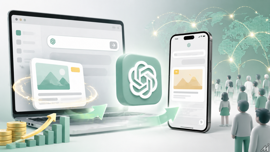 OpenAIがChatGPTの未ログインユーザーへ広告表示を拡大、最低出稿額も20万ドルから5万ドルに引き下げ