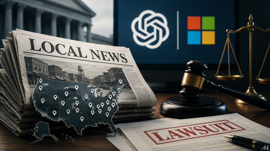 米ローカル紙400紙がOpenAIとMicrosoftを提訴、「史上最大のローカル新聞連合」による著作権侵害訴訟