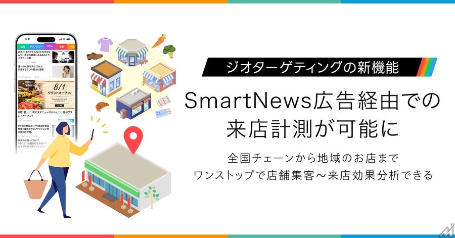 スマートニュース、広告接触後の来店を可視化する「来店計測機能」を提供開始