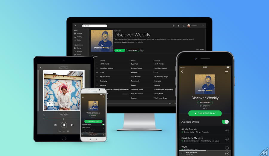 Spotifyの有料会員数は1億2400万人に、ポッドキャストが成長を牽引