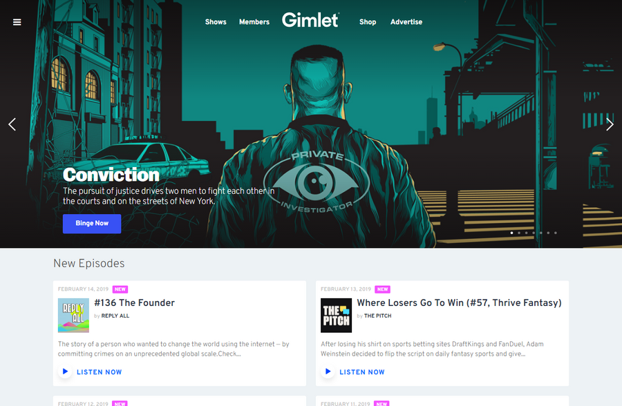 Spotify、ポッドキャスト領域の成長を加速するため、Gimlet MediaとAnchorを買収
