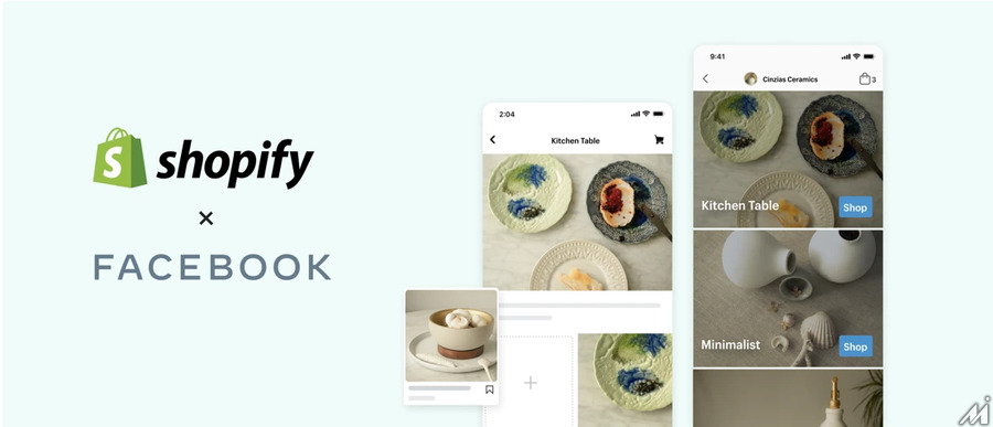 フェイスブック、Shopifyと協力してECツール「Facebook Shops」をローンチ