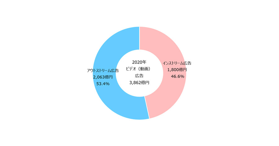 動画広告がインターネット広告媒体費全体の2割以上に…日本の広告費インターネット広告媒体費分析