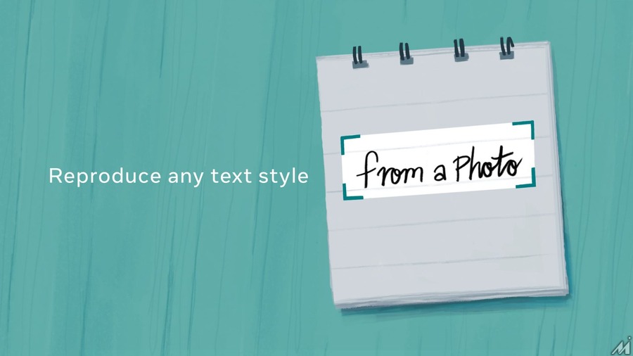 フェイスブック、新たなAIプロジェクト「TextStyleBrush」を開発・・・画像内のテキストの編集・置き換えが可能に