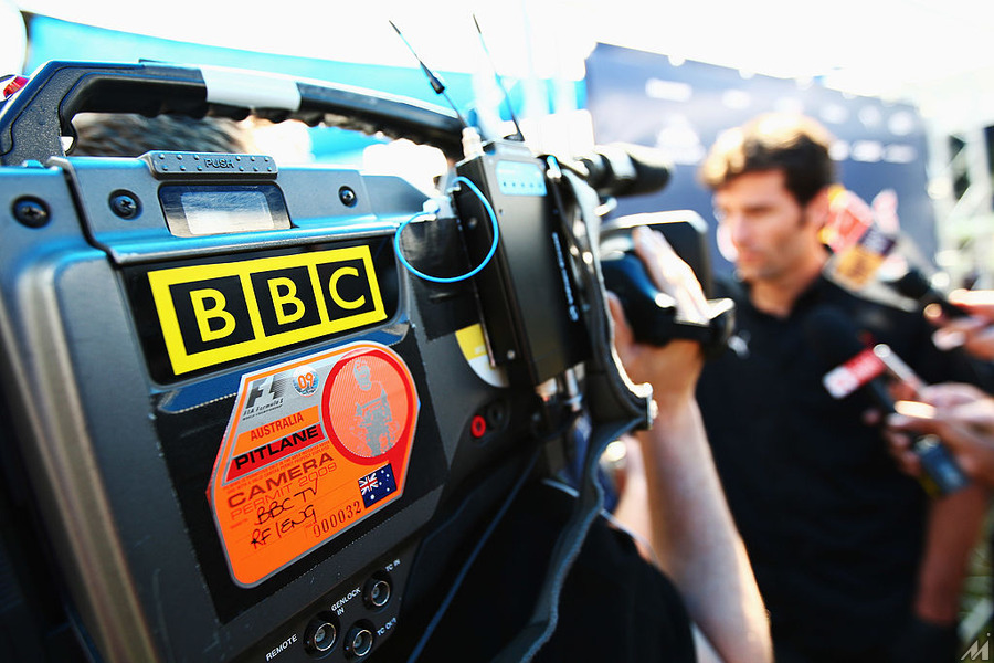 <p>MELBOURNE, AUSTRALIA – MARCH 26:  Mark Webber of Australia and Red Bull Racing is interviewed by the BBC in the paddock during previews to the Australian Formula One Grand Prix at the Albert Park Circuit on March 26, 2009 in Melbourne, Australia.  (Photo by Clive Mason/Getty Images)</p>