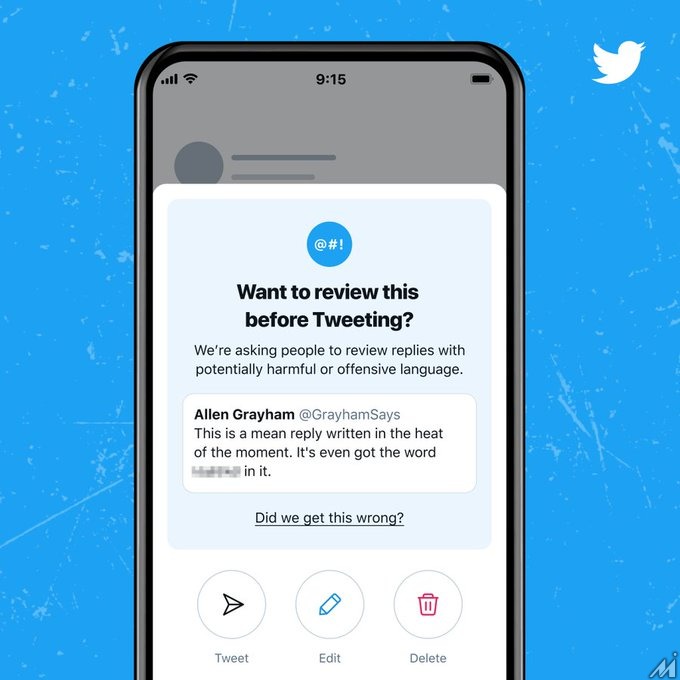 Twitter、攻撃的な発言が含まれるツイートを取り締まる機能でネガティブなリプライを30%削減することに成功か