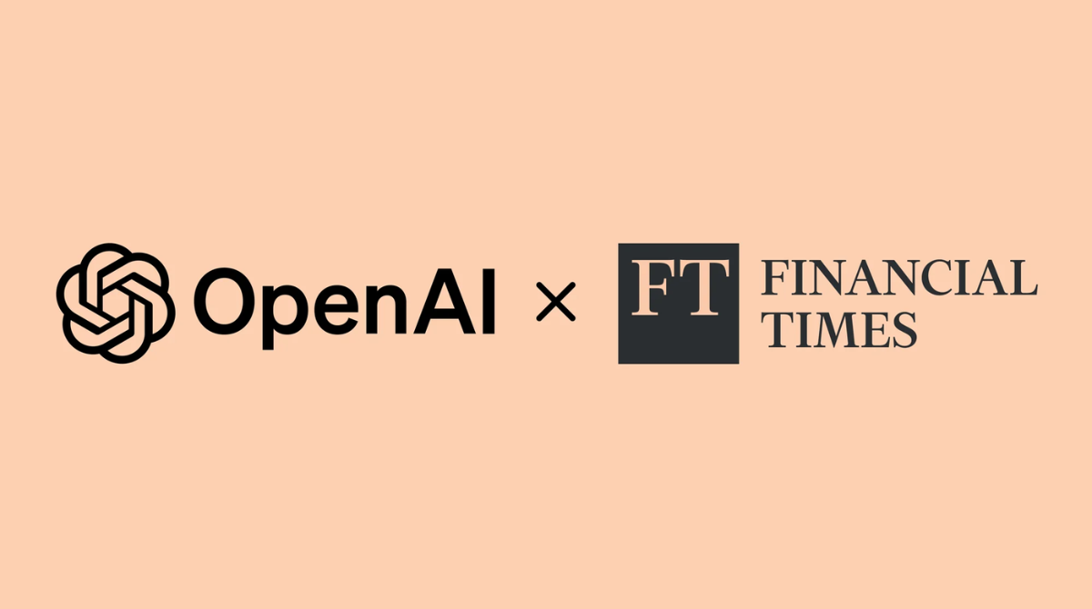 フィナンシャル・タイムズ、OpenAIにコンテンツ提供で合意 画像