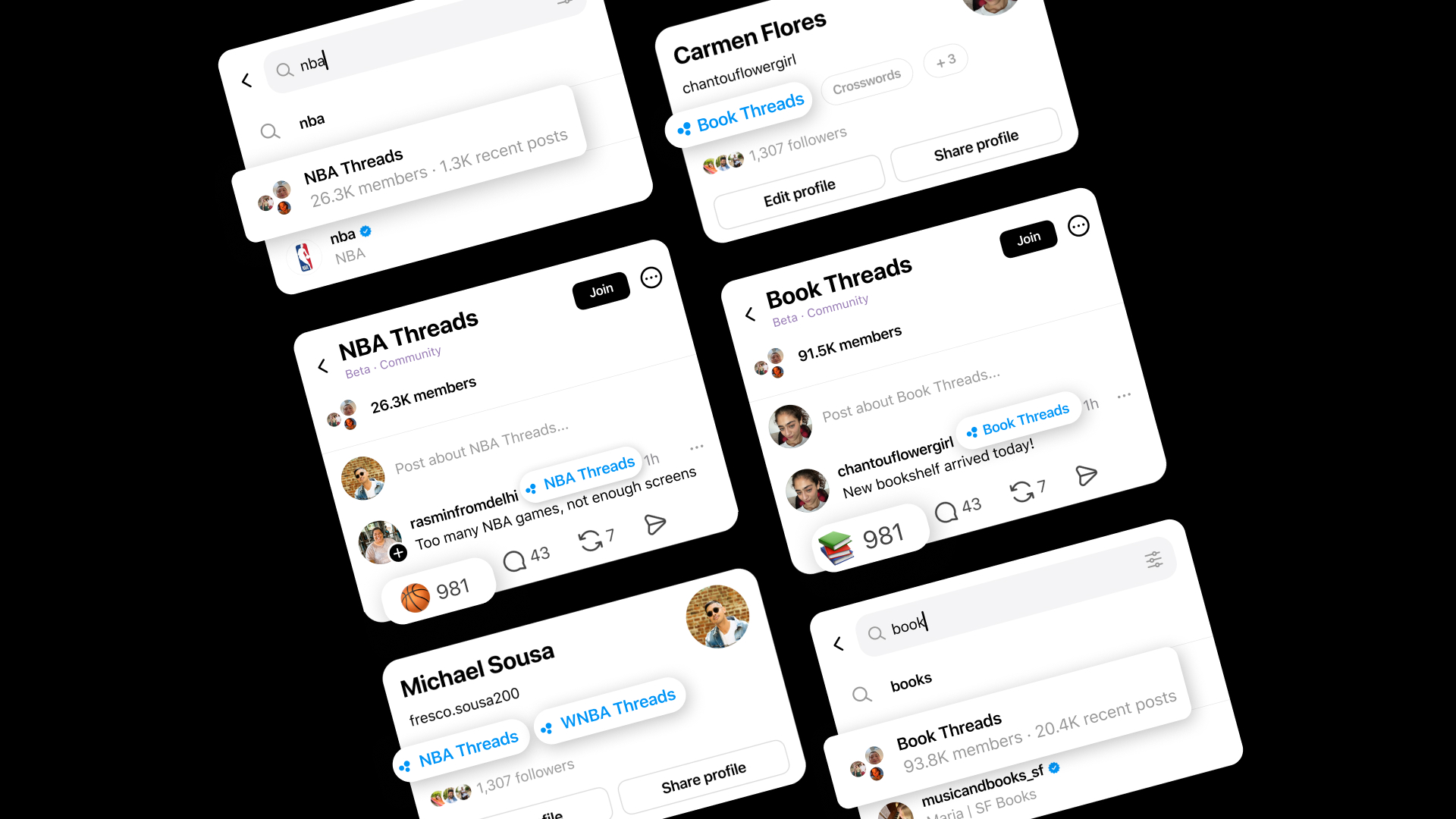 メタ、Threadsに「コミュニティ機能」を導入　テーマ別の交流促進を狙う 画像