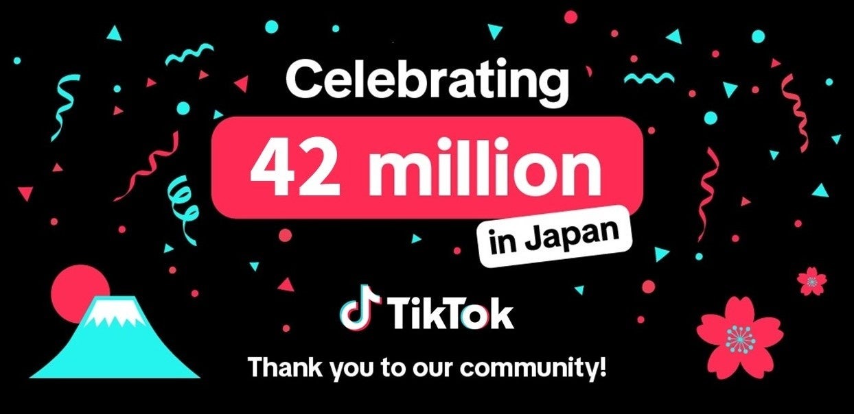 TikTok日本のMAUが4,200万人に到達、広告出稿企業は48万社超え 画像