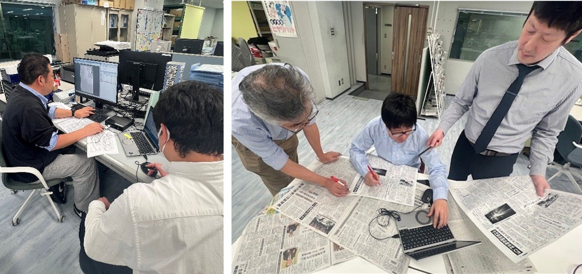 東日印刷が岩手日報のニュース面をリモート制作、週3日体制で「サテライト整理」を開始 画像