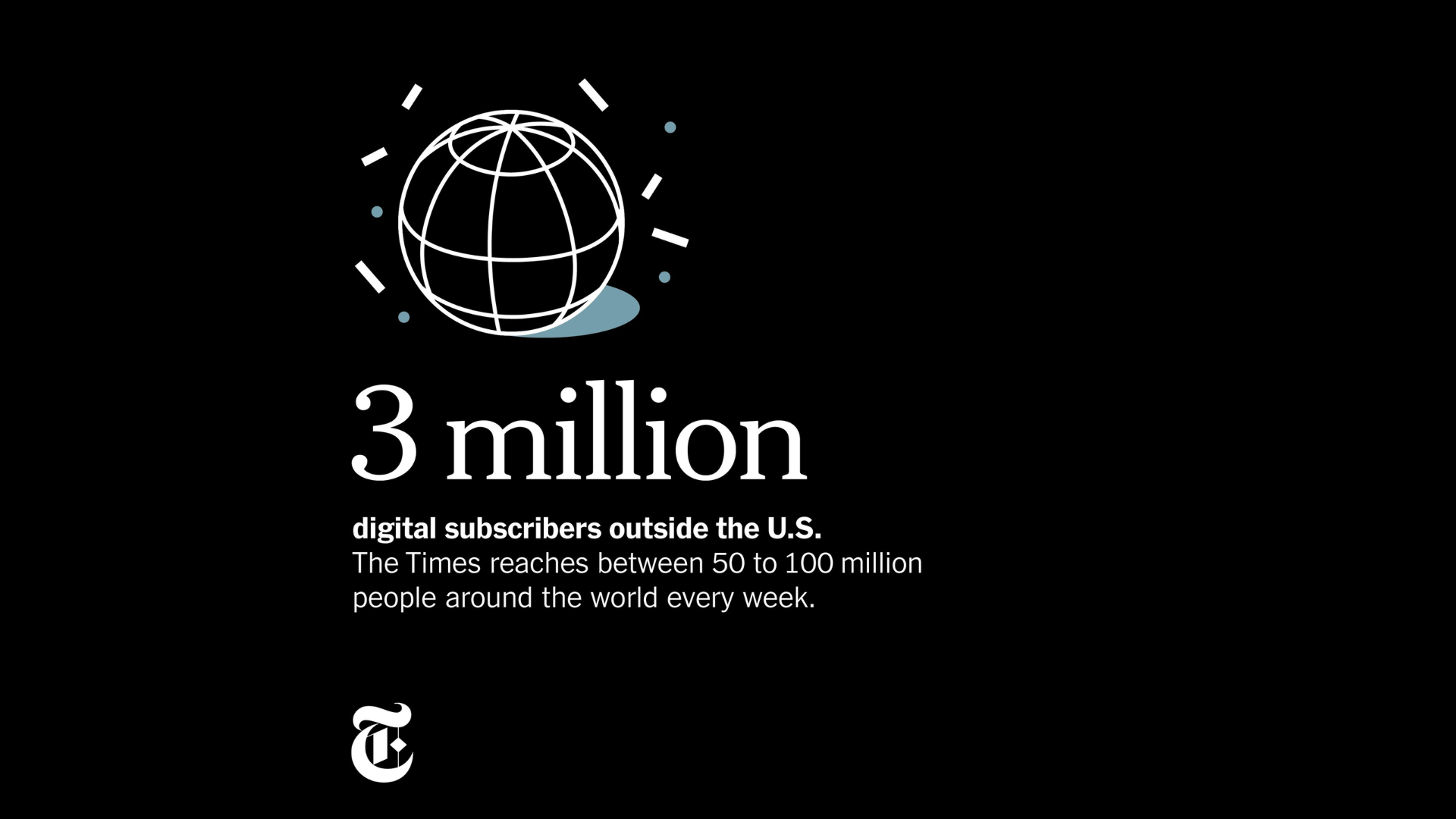 ニューヨーク・タイムズ、海外デジタル有料購読者が300万人を突破 画像