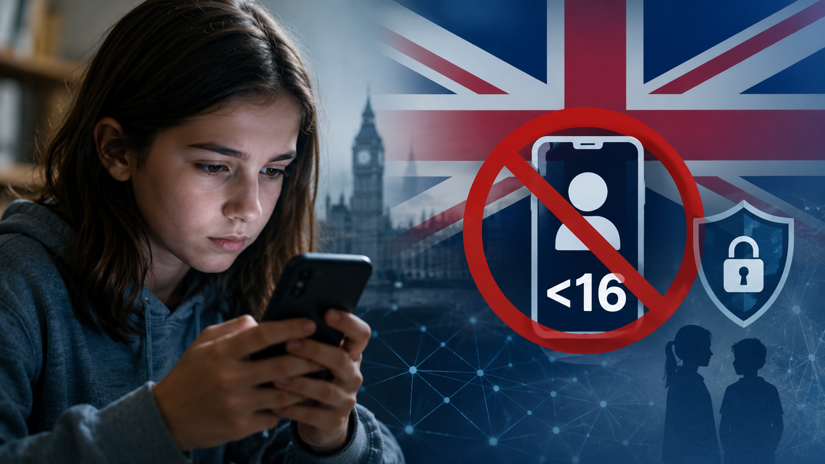 英国、16歳未満のSNS利用禁止を検討　子どものオンライン安全と年齢確認が焦点に 画像