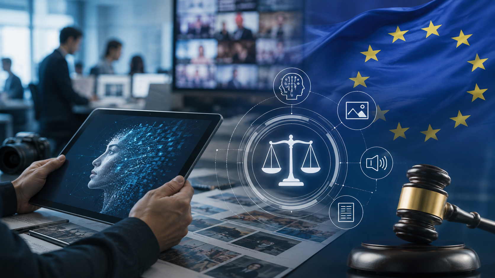 EU AI法第50条が8月2日に適用開始、AI生成コンテンツへの透明性義務をメディア企業はどう受け止めるべきか 画像