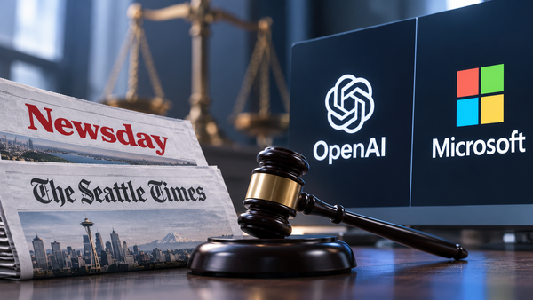 米ニューズデイとシアトル・タイムズがOpenAIとマイクロソフトを提訴、著作権侵害を主張 画像