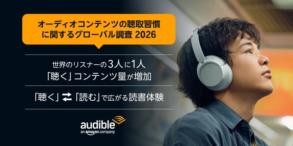 Audible、世界11カ国調査　オーディオ利用拡大とAIナレーションへの高い前向き姿勢が判明 画像