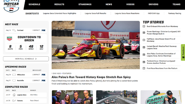 Fox Corporation、「INDYCAR」運営のペンスキー・エンターテインメントに3分の1出資 画像