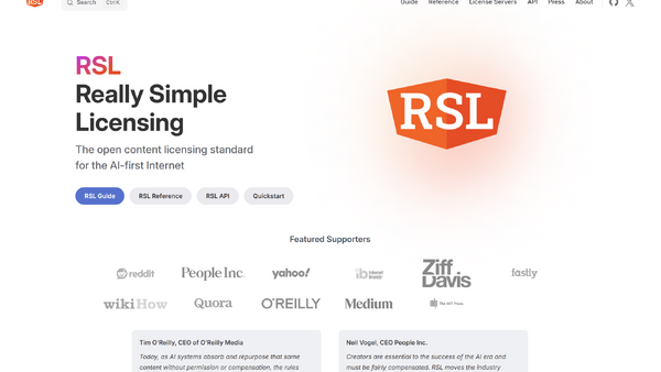 米大手メディア4社がAIライセンス連合「RSL」に参画──「個別交渉」から「標準化」への転換 画像