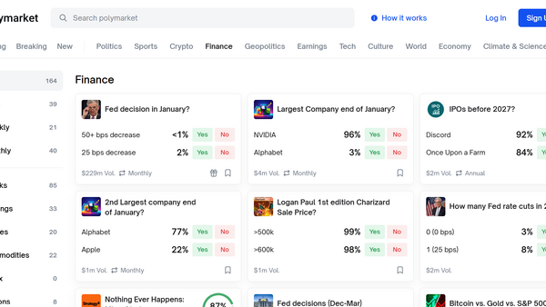 ウォール・ストリート・ジャーナルが予想市場Polymarketのデータを統合、報道と予想の連動で何が起こる? 画像