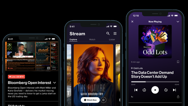 ブルームバーグ、2025年度は売上6%増——動画プラットフォーム刷新で「プレミアム化」加速 画像